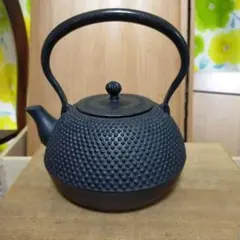 岩鋳 イワチュウ 南部鉄器 鉄瓶 アラレ模様 茶道具 昭和レトロ