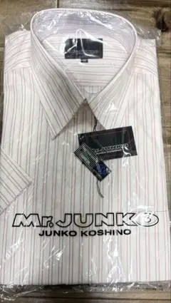 Mr. JUNKO 半袖ストライプシャツ M