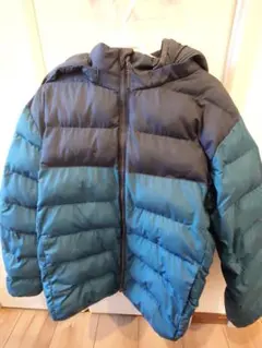 ユニクロ ダウン 150 UNIQLO　青　キッズ　男の子