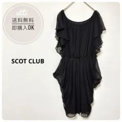 SCOT CLUB スコットクラブ　シフォンミニワンピース　ミニドレス　パーティ