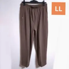 ウエスト総ゴム　パンツ　サイズLL　ブラウン　裏ボア