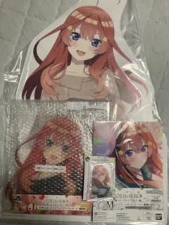 一番くじ　五等分の花嫁　中野五月　特大パネル　バストアップアクリルボード　他