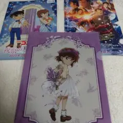 名探偵コナン　灰原哀　クリアファイル　描き下ろし　イベント　限定品　セット