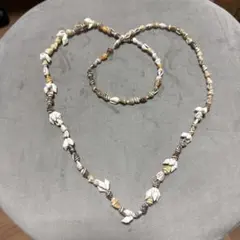 天然シェル ネックレス ロングタイプのサムネイル