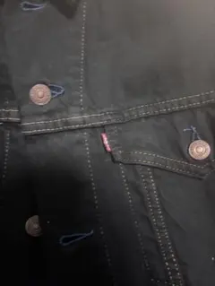 名品 00's levi's 70507 Black Denim後染め L Levi's Levis(リーバイス) 00S 70507 後染め ブラックデニムジャケット