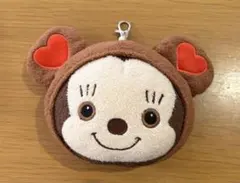 ディズニー ミニー＆カドリーベア フェイスポーチ ユニベアシティ