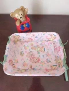 未使用　ディズニーシー　ダッフィー　スーベニア　バスケット　小物入れ　セット