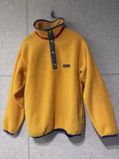 Patagonia KIDS XL シンチラ　フリース ハーフジップ　14 黄