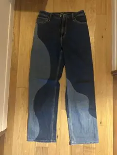 Hollister パッチワークデニム　ストレートデニムのサムネイル
