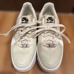 NIKE AIR FORCE I 24cmクリーム色