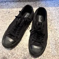 ジャックパーセル　黒　CONVERSE ブラック　スニーカー 26.5cm