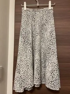 ユナイテッドアローズBEAUTY&YOUTH ダルメシアン柄スカート 36 S