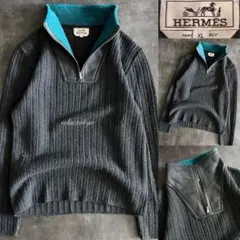 HERMES 《カシミヤ100%》特大シェーヌダンクル柄 ニット E4854 - メルカリ