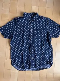 OLD NAVY 半袖シャツ ネイビー 総柄 XLのサムネイル