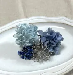 K57A ドライフラワー髪飾りヘッドドレス　成人式結婚式前撮り卒業式浴衣七五三