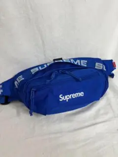 Supreme ボディバッグ・ウエストポーチ 青 美品 当時物