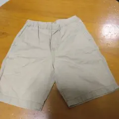 UNIQLO キッズ ハーフパンツ 130 ベージュ