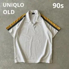 90s ユニクロ OLD UNIQLO 紺タグ ゲームシャツ Y2K