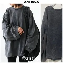 antiqua 切り替え ドロスト 裏毛 スウェットのサムネイル