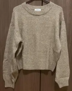 efforia エフォーリア ニット セーター 長袖 ブラウン しまむら 秋 春