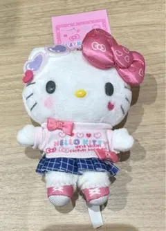 サンリオ　学園きらめき祭デザインシリーズ　ハローキティ　マスコットホルダー