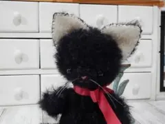 テディキャット ふわふわ黒ねこちゃん(=^x^=) テディベア - メルカリ
