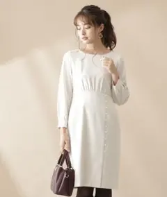 Proportion Body Dressing❤︎大人パールが可愛いワンピース