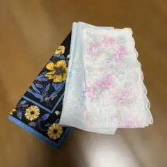 花柄ハンカチ3枚セット