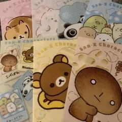 San-X リラックマ すみっコぐらし A5クリアファイル 7枚セットのサムネイル