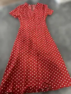 レディース　ワンピース　水玉　M
