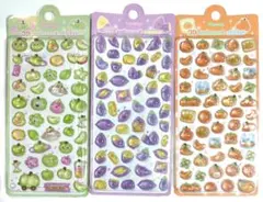 inamazy 3D embossed ステッカー シール ぷくぷく シール