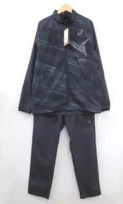 未使用 asics AIM-TRG裏メッシュ ジャケット/パンツ 上下【G】.