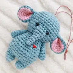 な*ん様 いなりのあみぐるみ コットン ぞう 手のひらサイズ オーガニックコット