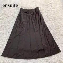 ensuite フレアスカート サイズ3 Aライン　プリーツ　上品　カジュアルのサムネイル