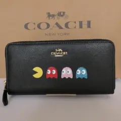 COACH コーチ パックマンコラボ ラウンドジップ　長財布 COACH 【並行輸入品】 コーチ 財布 長財布 F73397 IMA47