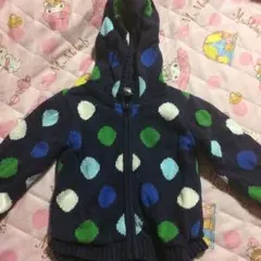 babygap♡水玉♡ニットパーカー