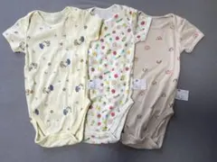 【UNIQLO】ボディスーツ 半袖 90サイズ 3点セット