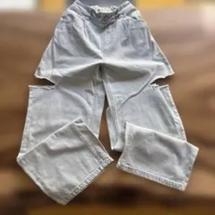 お値引き中‼️GLOBAL WORK ライトブルー デニムパンツ 150cm