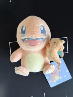 ポケモンLittle Daydream ヒトカゲとリザードン ぬいぐるみ