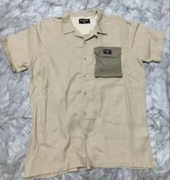 BILLABONG 半袖シャツ ベージュ Lサイズのサムネイル