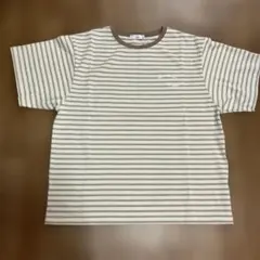 しまむら chocoさんコラボ ボーダー 半袖Tシャツ