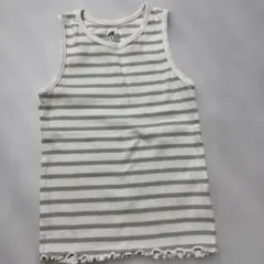 H&M ストライプタンクトップ US 6X/7