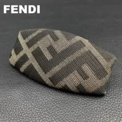 FENDI フェンディ ズッカ柄 バレッタ ヘアアクセサリー 刻印