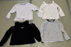 長袖　ガール　130㌢　カットソー 4点 （SHOO-LA-RUE1枚含む）
