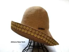 Athena New York レース麦わら帽子 - メルカリ