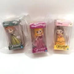 キューポスケット ディズニー ガチャ 3種セット