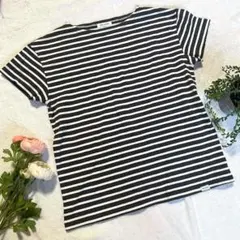 【オーガニックコットン★人気商品】フォークアンドスプーン　ボーダーティシャツ