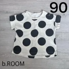 b.ROOM ドット柄 Tシャツ 90サイズのサムネイル
