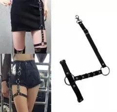 新品☆レッグボディーハーネス レッグガーター ガーターベルト ロック パンク