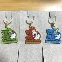 ポケチャーム 30周年 ヒバニー メッソン サルノリ